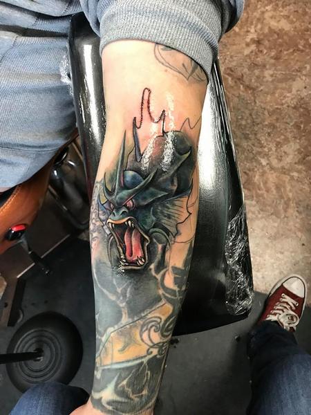 Tattoos - Gyrados in Progress - 135082